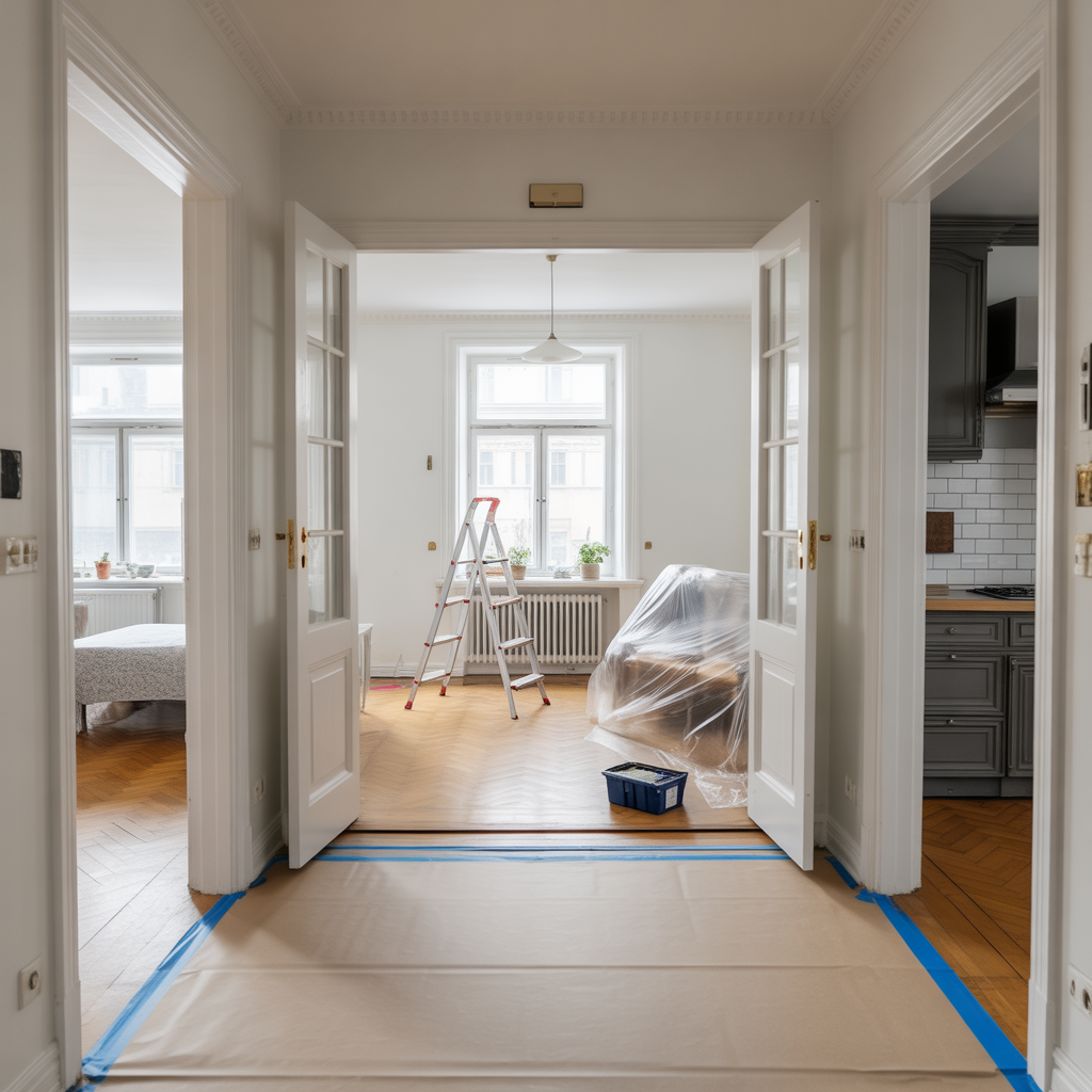 maskering infor malning checklista rum for rum