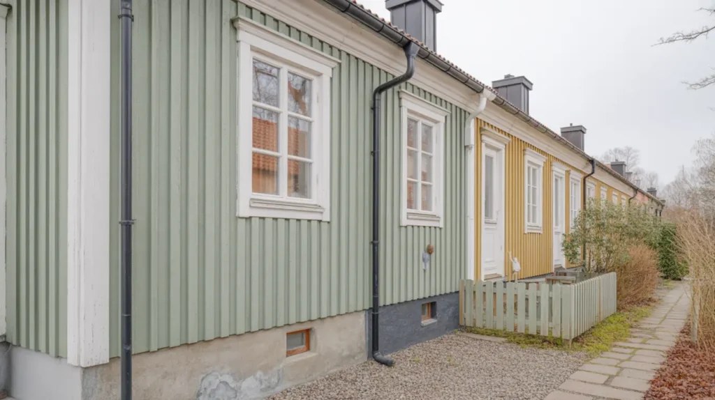 fasadm lning med kul rbyte p radhus i bollmora tyres